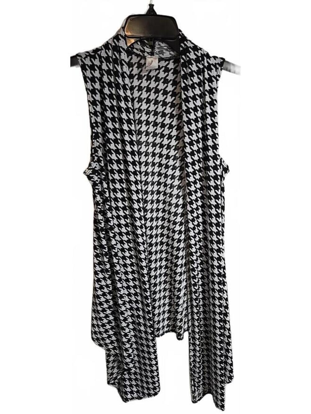 Peony Women's Houndstooth Vest Size M